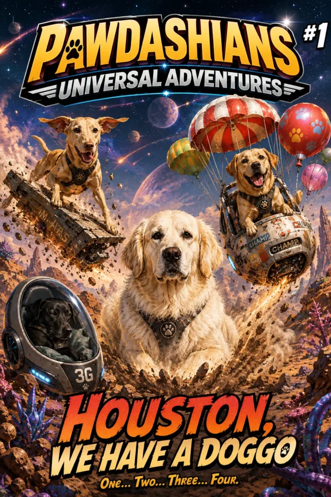 Cover of Pawdashian Chronicles Episode 01, Houston, We Have a Doggo.