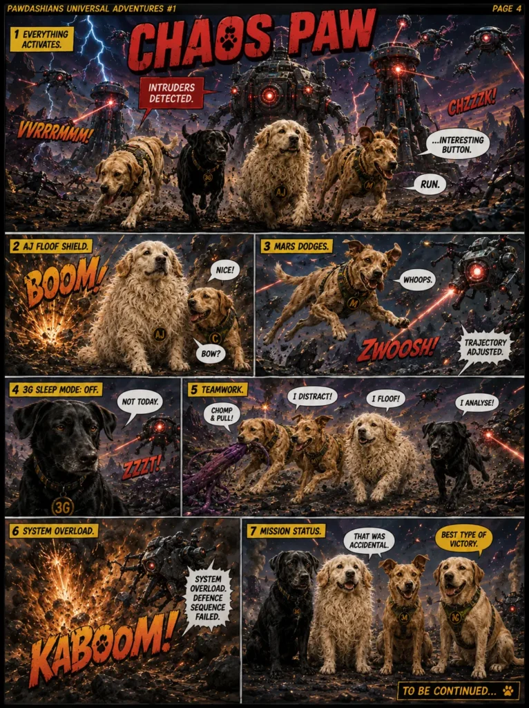 Houston, We Have a Doggo — comic page 4 of 6.
